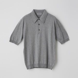 ジョンスメドレー(JOHN SMEDLEY)のジョンスメドレー　ISIS シルバー　Mサイズ(ポロシャツ)