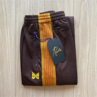 新品未使用 ストレート ブラウン イエロー needles トラックパンツ