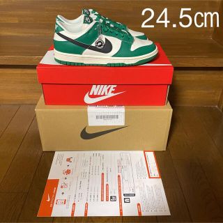 ナイキ(NIKE)のナイキ ダンク ロー SE ロッタリー ペールアイボリー/マラカイト　24.5㎝(スニーカー)