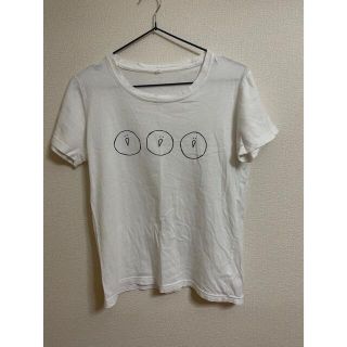 【Tシャツ】レディース  にこちゃんマーク(Tシャツ(半袖/袖なし))