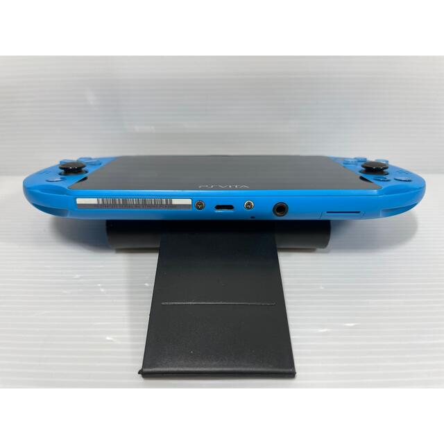 【液晶美品】PlayStation Vita PCH-2000 ブルー 本体 5