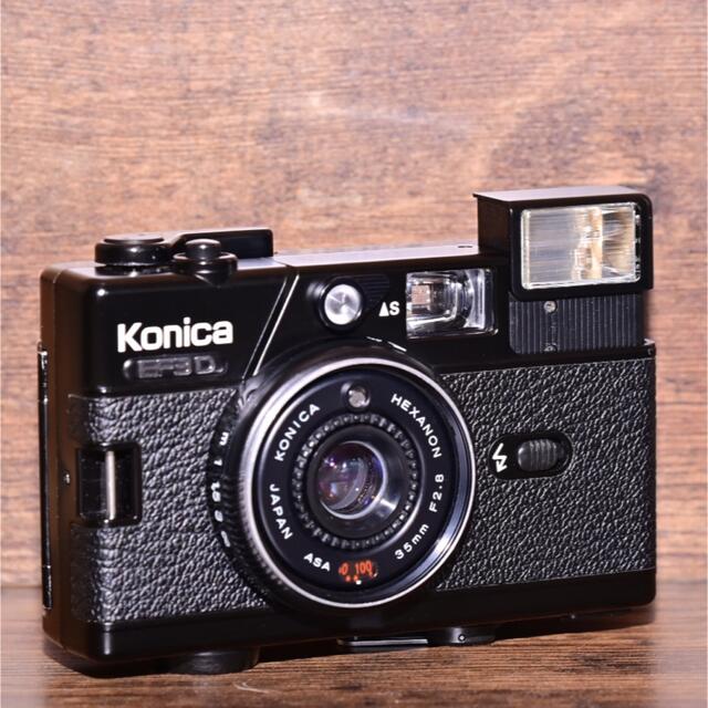 KONICA MINOLTA(コニカミノルタ)のフィルムカメラ　Konica EF3D 動作品 スマホ/家電/カメラのカメラ(フィルムカメラ)の商品写真