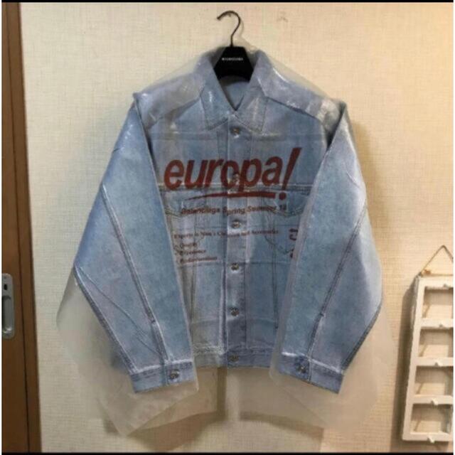 Balenciaga(バレンシアガ)のBalenciaga Dry creen denim jaket 新品 48 メンズのジャケット/アウター(Gジャン/デニムジャケット)の商品写真