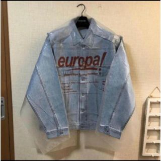 バレンシアガ(Balenciaga)のBalenciaga Dry creen denim jaket 新品 48(Gジャン/デニムジャケット)