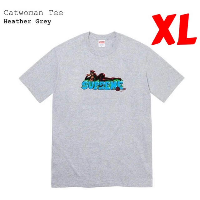 Supreme(シュプリーム)のSupreme Catwoman Tee Heather Grey XL 美品！ メンズのトップス(Tシャツ/カットソー(半袖/袖なし))の商品写真