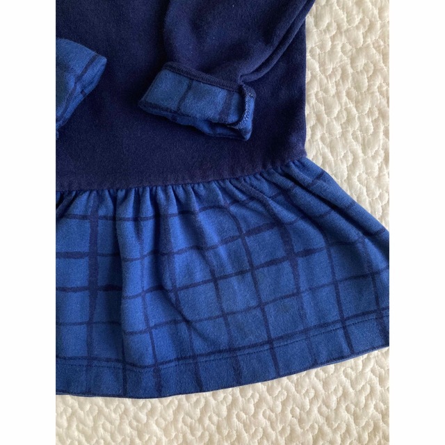 PETIT BATEAU(プチバトー)のプチバトー ワンピース 18m 81cm キッズ/ベビー/マタニティのベビー服(~85cm)(ワンピース)の商品写真