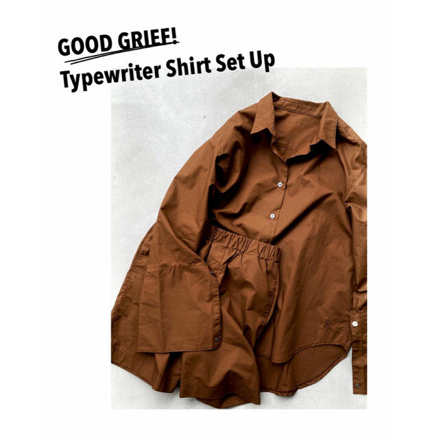 アパルトモンGOOD GRIEF!Typewriter Shirt Set Up