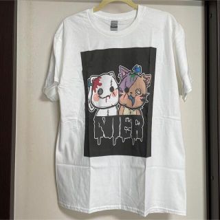 NieR WHITE CUTSEW 【NieRちゃんとミケ】(Tシャツ(半袖/袖なし))