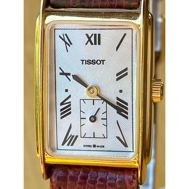 美品】TISSOT ティソ クォーツ スモセコ【A222K】レディースモデル