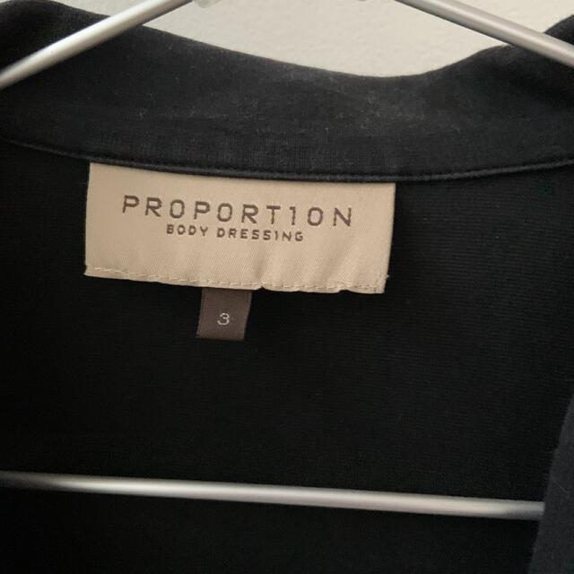 PROPORTION BODY DRESSING(プロポーションボディドレッシング)のテーラードジャケット スーツ　ジャケット　プロポーション　ブラック レディースのジャケット/アウター(テーラードジャケット)の商品写真