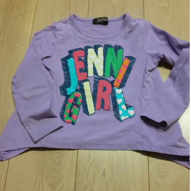 JENNI(ジェニィ)の薄紫長袖Tシャツ キッズ/ベビー/マタニティのキッズ服女の子用(90cm~)(Tシャツ/カットソー)の商品写真