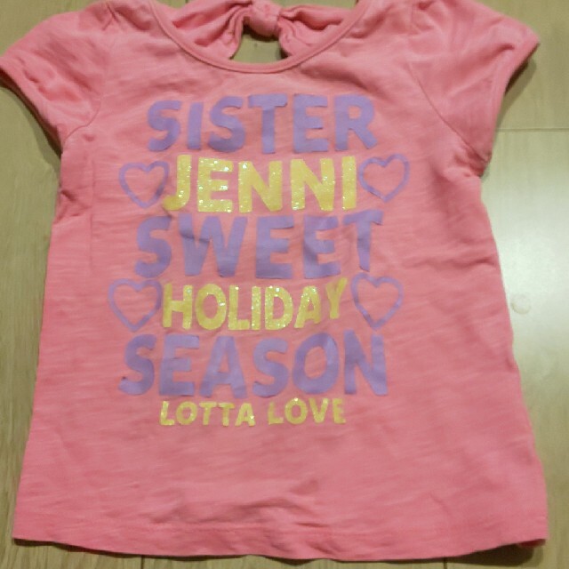 JENNI(ジェニィ)のピンクTシャツ キッズ/ベビー/マタニティのキッズ服女の子用(90cm~)(Tシャツ/カットソー)の商品写真