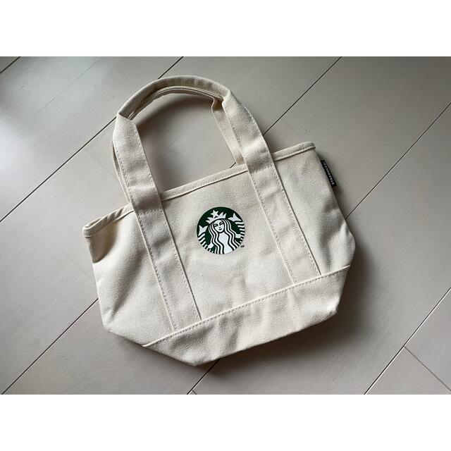 Starbucks Coffee(スターバックスコーヒー)のスタバ　ミニトートバッグ レディースのバッグ(トートバッグ)の商品写真