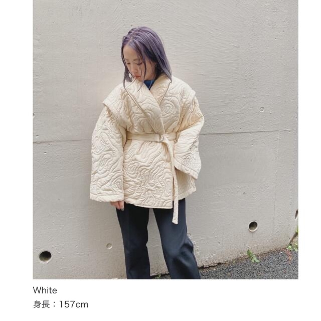 Ameri VINTAGE(アメリヴィンテージ)のMARTE Nature Line Quilting Jacket Vest レディースのジャケット/アウター(ノーカラージャケット)の商品写真