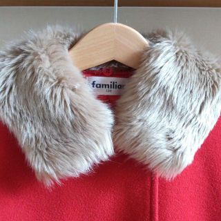 familiar - ファミリア 120cm ファーつきコートの通販 by まる