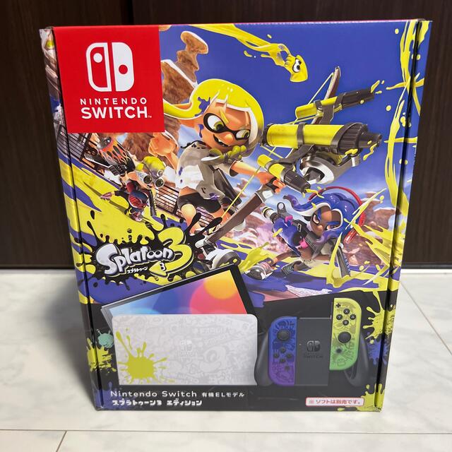 ゲームソフトゲーム機本体Nintendo Switch 有機ELモデル スプラトゥーン3エディション