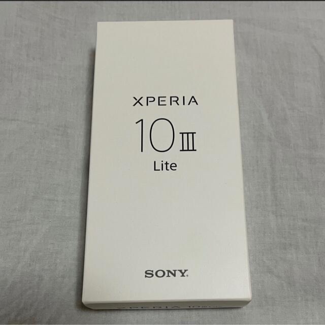 スマートフォン/携帯電話Xperia 10 III Lite ホワイト 6GB 64GB 新品未開封