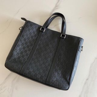 ヴィトン(LOUIS VUITTON) ダミエ トートバッグ(メンズ)(ブラック/黒色 ...