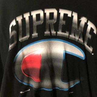 キューン(CUNE)のsupreme champion コラボ　Tシャツ　Lサイズ(Tシャツ/カットソー(半袖/袖なし))