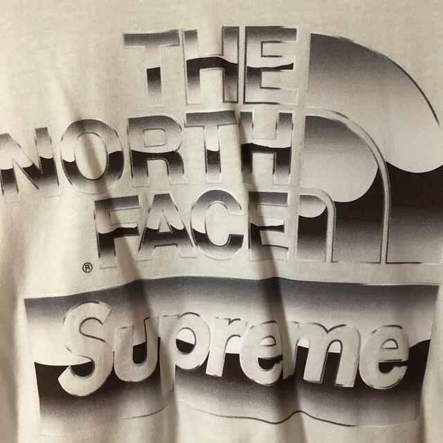supreme ノースフェイスコラボ　Tシャツ　Lサイズ