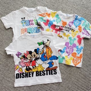 ディズニー(Disney)のディズニーリゾートTシャツ　3枚セット(Tシャツ/カットソー)