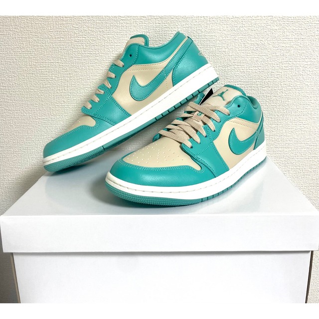 【新品未使用】WMNS Air Jordan1 Low ロー ティールグリーン