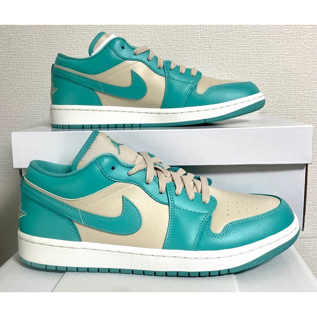 【新品未使用】WMNS Air Jordan1 Low ロー ティールグリーン