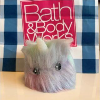 バスアンドボディーワークス(Bath & Body Works)の【新品】バスアンドボディワークス ジェル ホルダー マルチカラーユニコーン(キーホルダー)