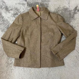 バーバリー(BURBERRY)の極美品♡バーバリーロンドン　ステンカラー　ジャケット　42 羊毛　カシミヤ混(テーラードジャケット)