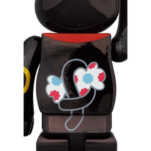 エンタメ/ホビーBE@RBRICK 招き猫 ポコちゃん 黒 400％ MEDICOM TOY