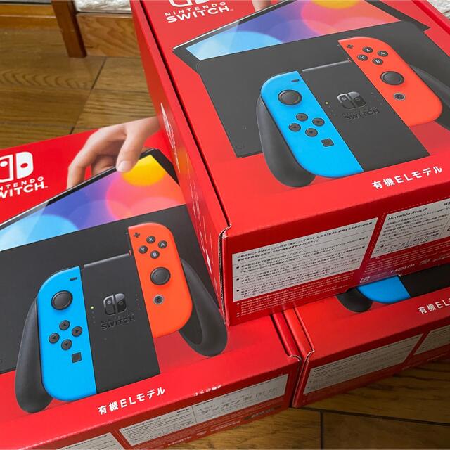 新品未開封Nintendo switch有機ELモデル ネオンブルーネオンレッド