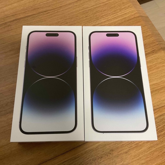 iPhone14 Pro Max 128GB ディープパープル2台新品