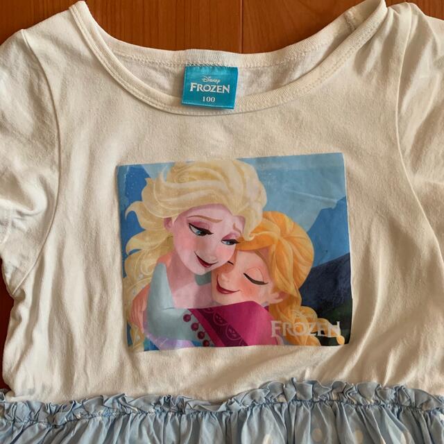 アナ雪　ワンピースセット キッズ/ベビー/マタニティのキッズ服女の子用(90cm~)(ワンピース)の商品写真