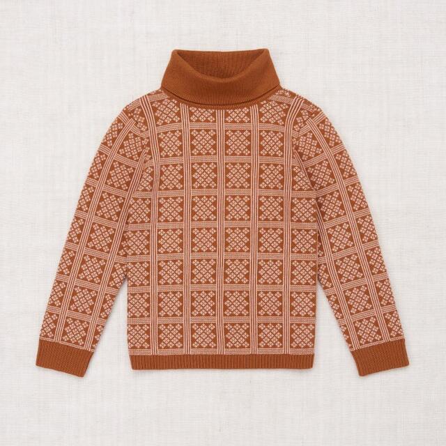 misha and puff Jacquard Turtleneck 2Y