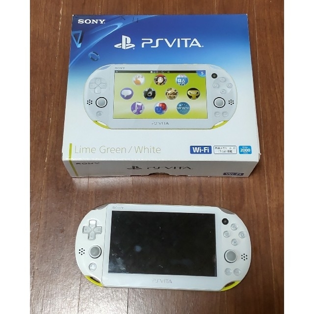 日本限定 Vita PlayStation - ライムグリーンカラー 中古 本体 psvita 携帯用ゲーム機本体