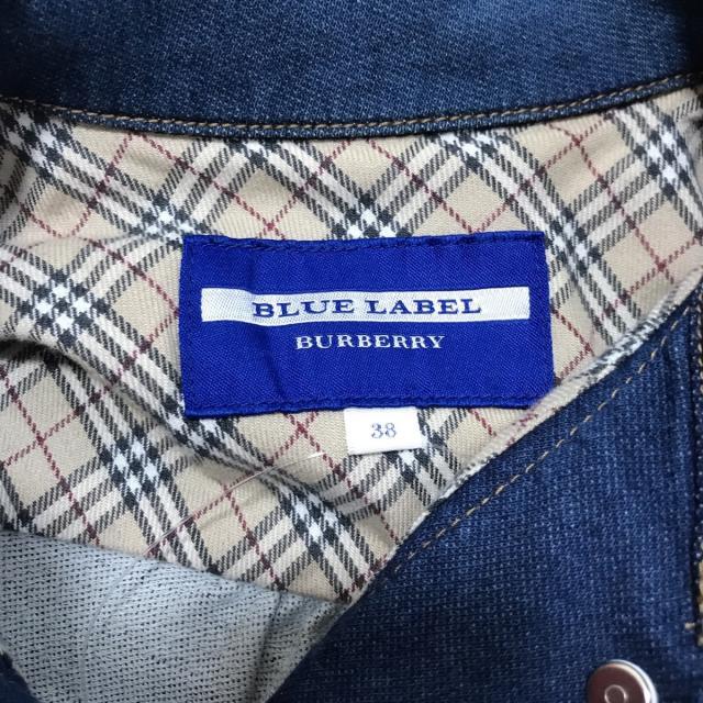 BURBERRY BLUE LABEL(バーバリーブルーレーベル)のバーバリーブルーレーベル Gジャン 38 M - レディースのジャケット/アウター(Gジャン/デニムジャケット)の商品写真