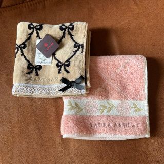 クレイサス(CLATHAS)のクレイサス　ローラアシュレイ　タオルハンカチ　二枚セット(ハンカチ)