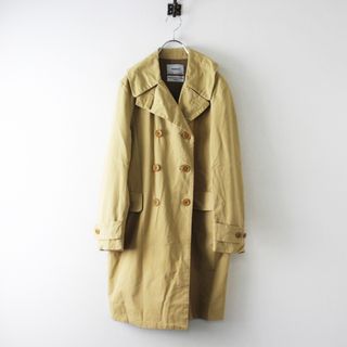 ヤエカ(YAECA)のYAECA ヤエカ double breasted jacket (khaki) ダブルブレステッドジャケット S/ベージュ ロング アウター ブルゾン【2400011828880】(その他)