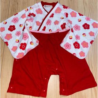 Minnie様専用　ベビー袴 お祝い ロンパース(和服/着物)