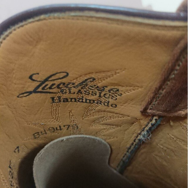 lucchese ウエスタンブーツ 7 usa製 ルケーシー - ブーツ