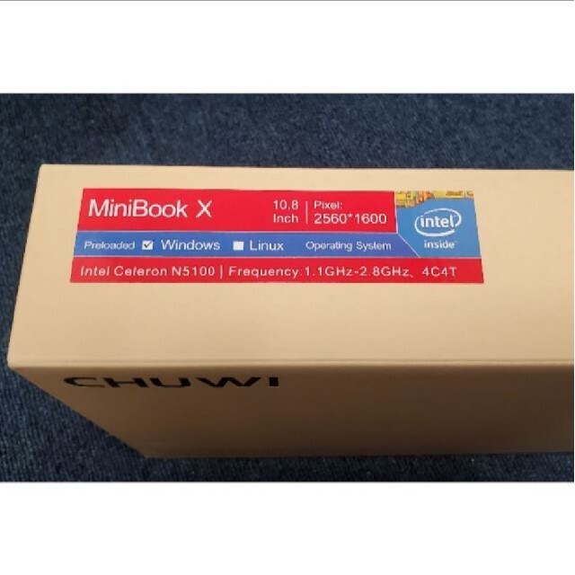 新品 CHUWI MiniBook X ミニノート 日本語キーボード 2K液晶 9