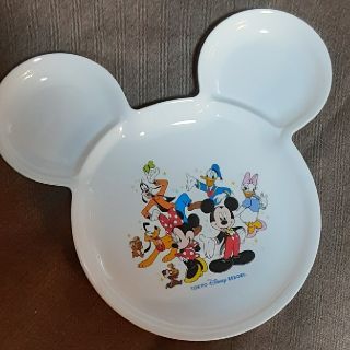 ディズニー(Disney)のディズニーミッキー型プレート(アイドルグッズ)