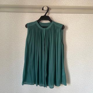 ボールジィ(Ballsey)の【美品】Ballsey グリーンブラウス(シャツ/ブラウス(半袖/袖なし))