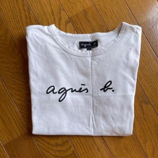 アニエスベー(agnes b.)のagnesb. アイスグレー　半袖Tシャツ　T1サイズ(Tシャツ(半袖/袖なし))