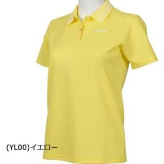 スリクソン(Srixon)の新品 希少 L デサント srixon golf SHIRT 衿付きシャツ 黄(ウエア)