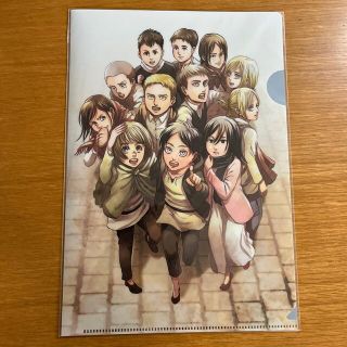 進撃の巨人クリアファイル　別冊少年マガジン５月号最終回付録(クリアファイル)