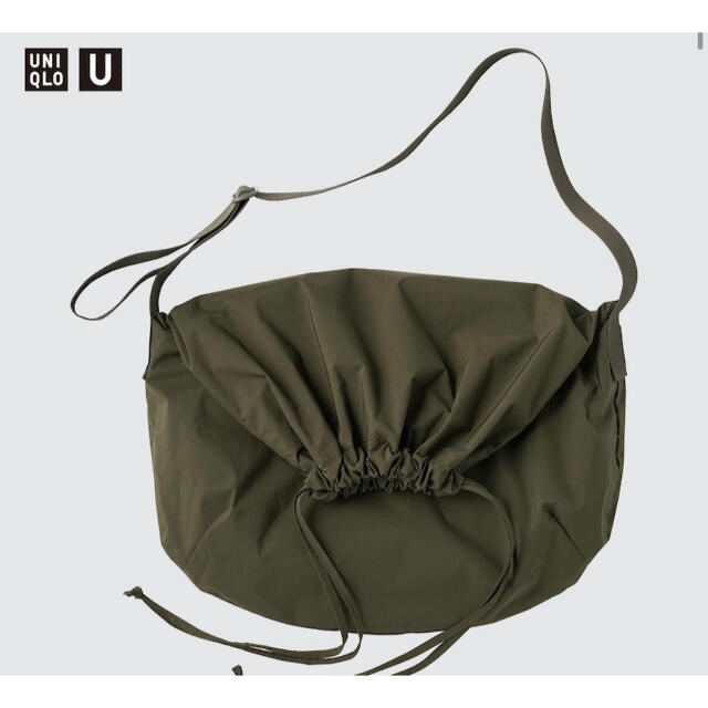 UNIQLO(ユニクロ)のドローストリングショルダーバッグ メンズのバッグ(ショルダーバッグ)の商品写真
