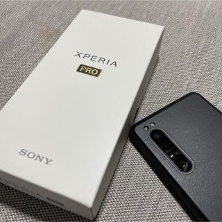 エクスペリア(Xperia)のSONY スマートフォン XPERIA PRO ブラック XQ-AQ52(スマートフォン本体)