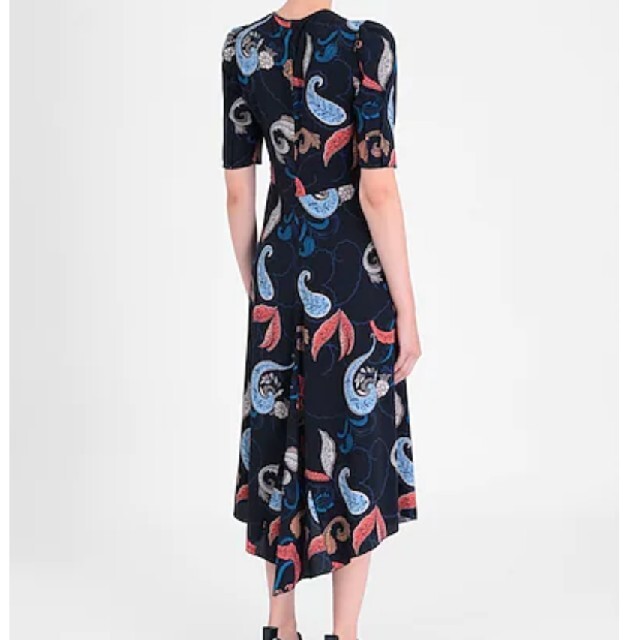 SeeByChloe ペイズリーひざ丈ワンピース | myglobaltax.com