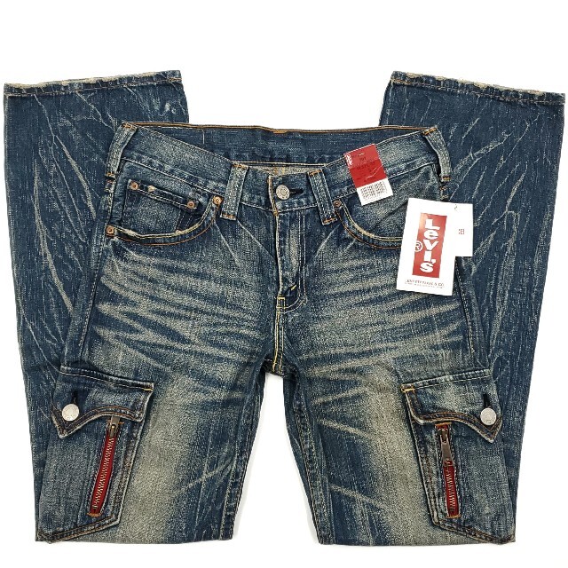 デッドストック◆Levi's 707◆W32未使用デニムカーゴパンツ 403